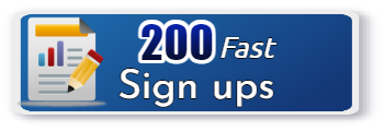 200 Fast sign ups